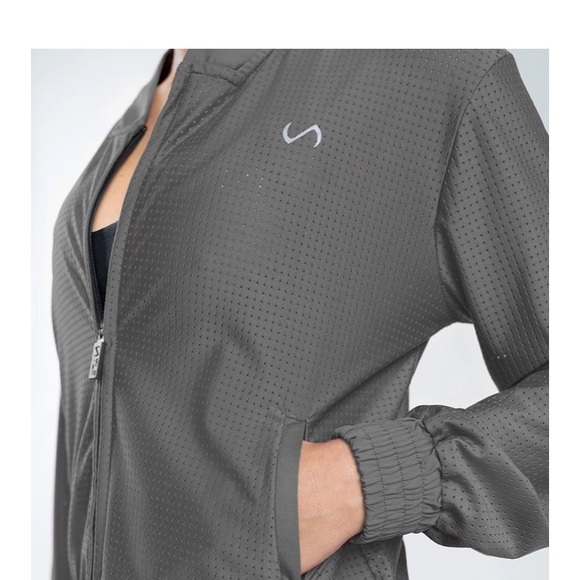 NWOT mesh bomber jacket - Picture 2 of 13